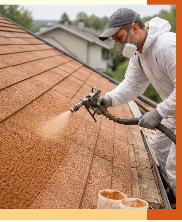 Утепление кровли жидкой пробкой в Туймазах от 2751 руб./м² под ключ | ТепломастерТмз