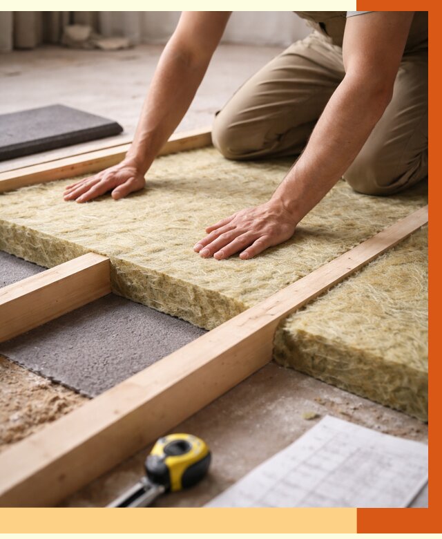 Шумоизоляция пола в Туймазах от 1274 руб./м² — профессиональная звукоизоляция | ТепломастерТмз