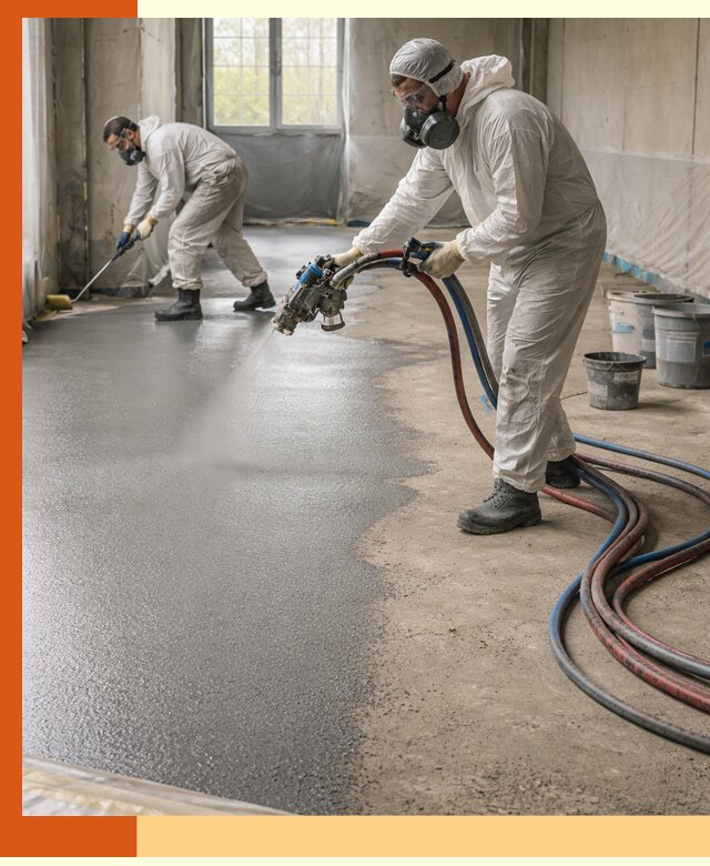 Гидроизоляция полимочевиной полов и конструкций в Туймазах