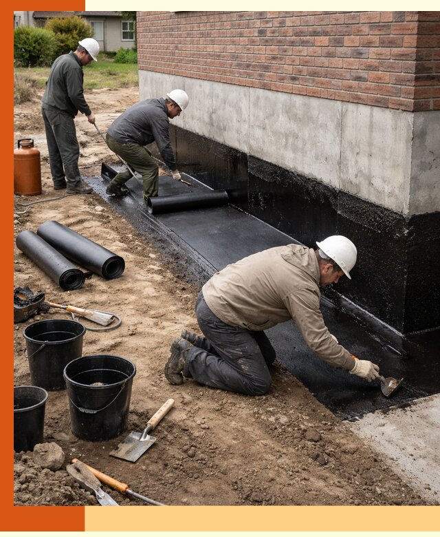 Гидроизоляция фундамента в Туймазах: надежная защита строений