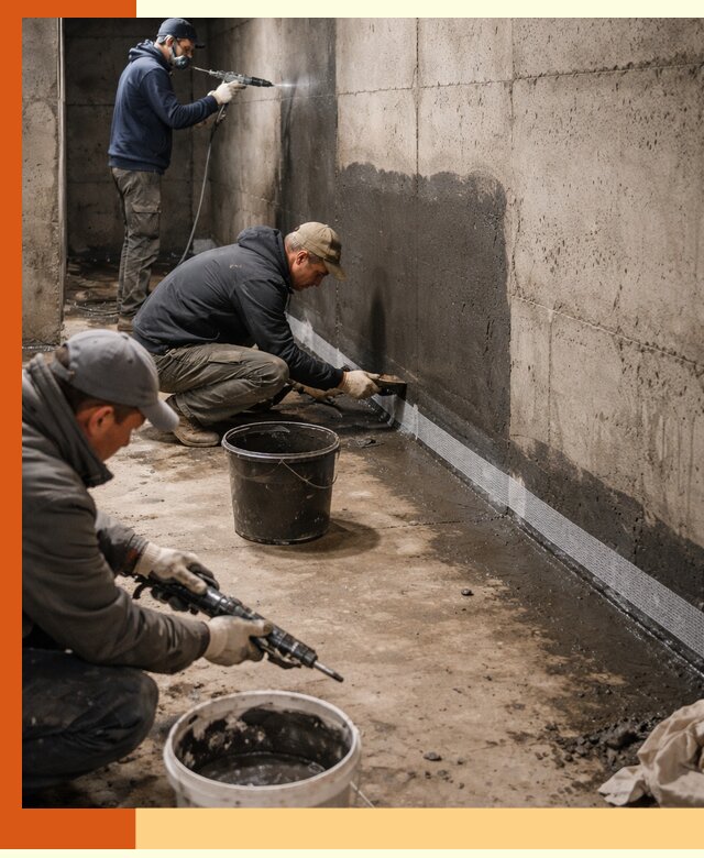 Гидроизоляция подвала в Туймазах — комплексная защита от влаги