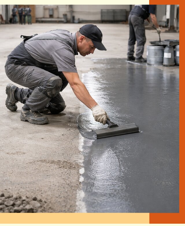 Гидроизоляция промышленного пола в Туймазах от 1223 руб./м2 — ТепломастерТмз специалисты под ключ