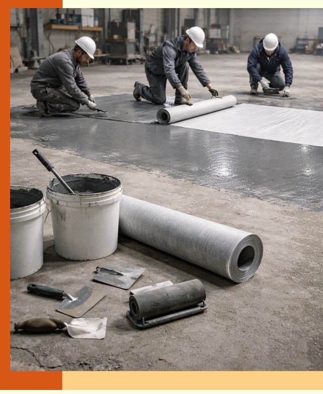 Гидроизоляция промышленного пола в Туймазах — защита и долговечность