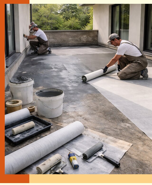 Гидроизоляция террасы в Туймазах — надежная защита от влаги и протечек