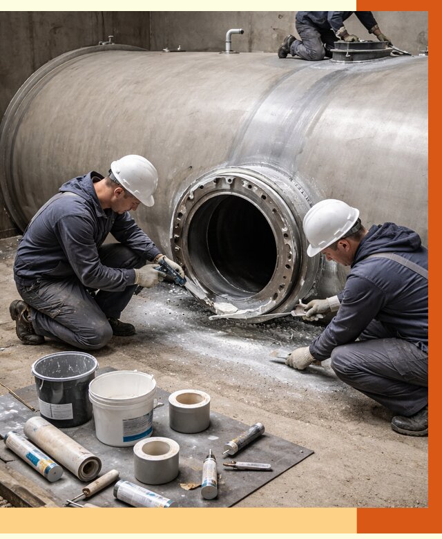 Гидроизоляция резервуара с топливом в Туймазах от 76425 руб. под ключ | ТепломастерТмз