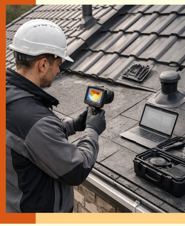 Тепловизионное обследование кровли в Туймазах для выявления дефектов
