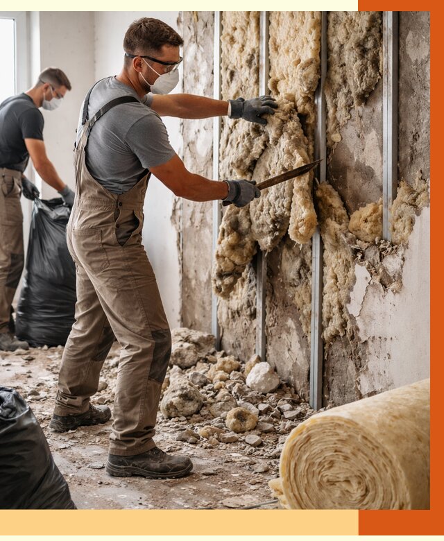 Демонтаж старого утеплителя в Туймазах от 3567 руб. — работы под ключ | ТепломастерТмз