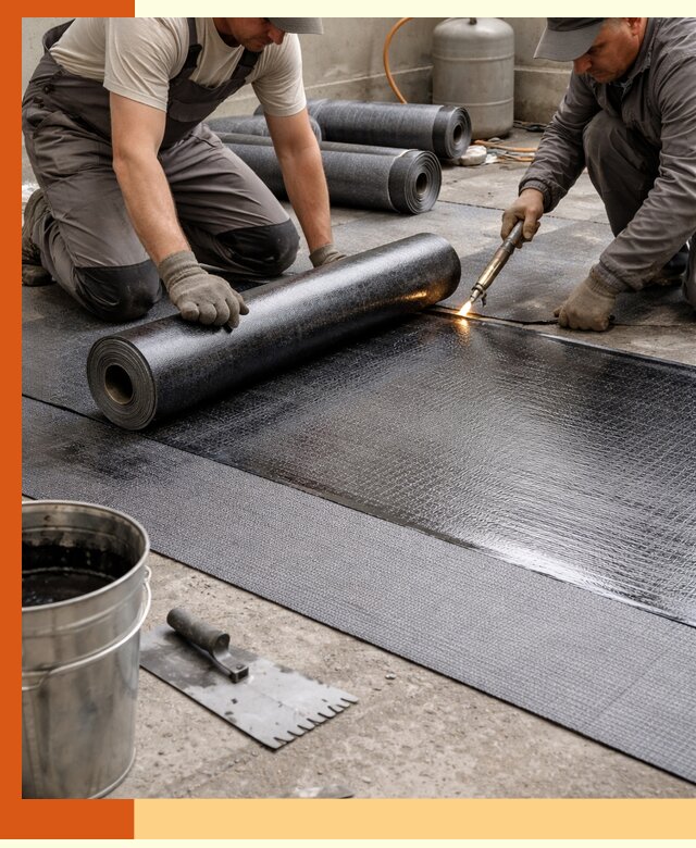 Монтаж гидроизоляционной мембраны в Туймазах для зданий и конструкций