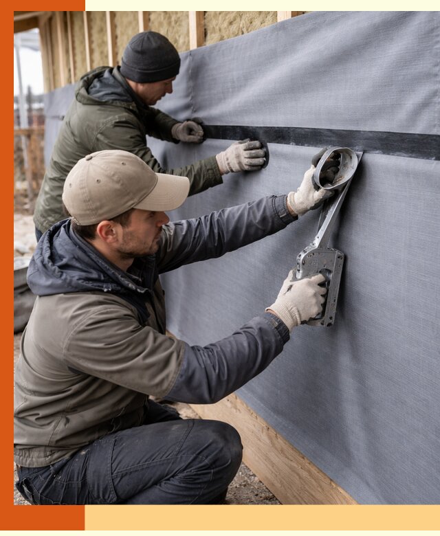 Монтаж ветроизоляции зданий и конструкций в Туймазах